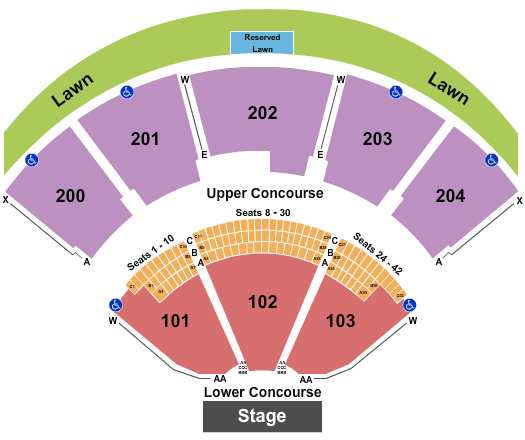 Shoreline Amphitheatre Hilary Duff Seating Chart